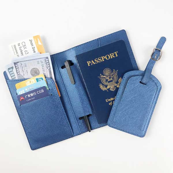กระเป๋าใส่พาสปอร์ต ป้ายห้อยกระเป๋า Passport Holder/luggage tag รุ่น : SA-75